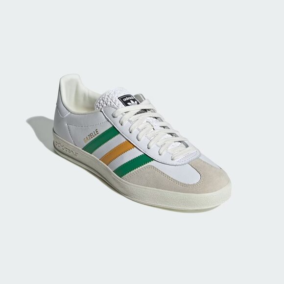 [NEW] Men's adidas Gazelle Indoor Shoes White IE9092 - Picture 4 of 8